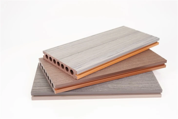 150*22mm Factory Fire-Retardant Wall Panel Building Material WPC Wood Plastic Composite Decking Flooring For Exterior Garden Park Et9396g best